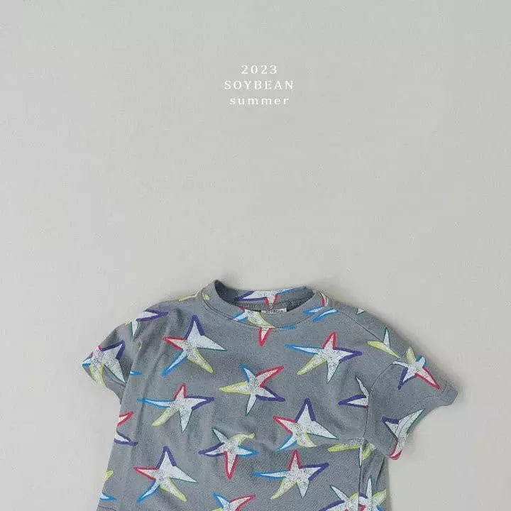 Soybean - Korean Children Fashion - #Kfashion4kids - Star Paint Box Tee - 6
