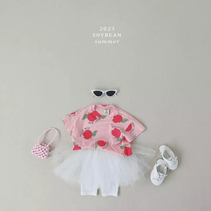 Soybean - Korean Children Fashion - #childofig - Apple Box Tee