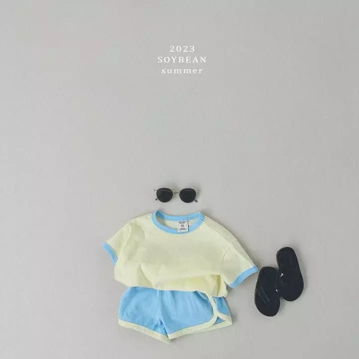 Soybean - Korean Children Fashion - #childofig - Macaroon Top Bottom Dry - 5