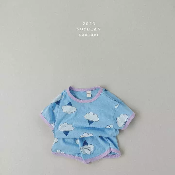 Soybean - Korean Children Fashion - #childrensboutique - Ice Cream Top Bottom Set - 5