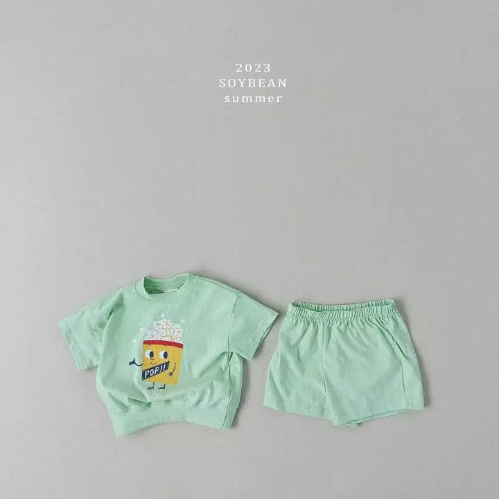 Soybean - Korean Children Fashion - #designkidswear - Pop Corn Top Bottom Set - 8