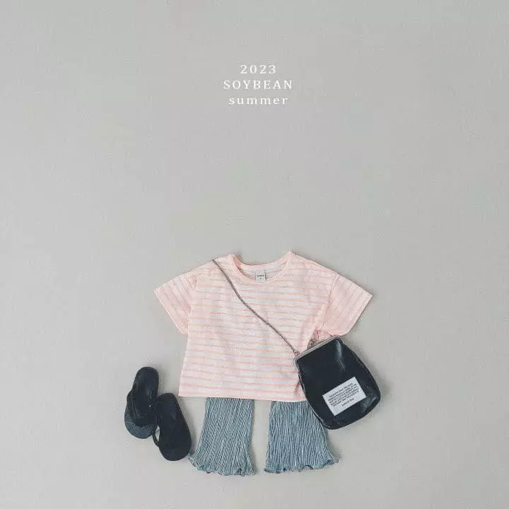 Soybean - Korean Children Fashion - #designkidswear - Vivid Stripes Tee