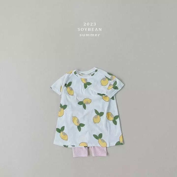 Soybean - Korean Children Fashion - #designkidswear - Lemon Long One-piece - 5