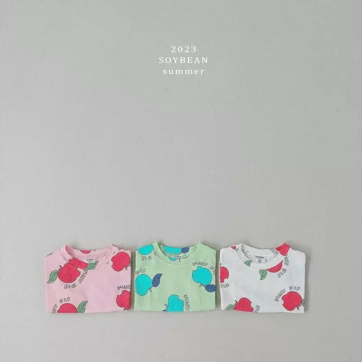 Soybean - Korean Children Fashion - #designkidswear - Apple Box Tee - 4