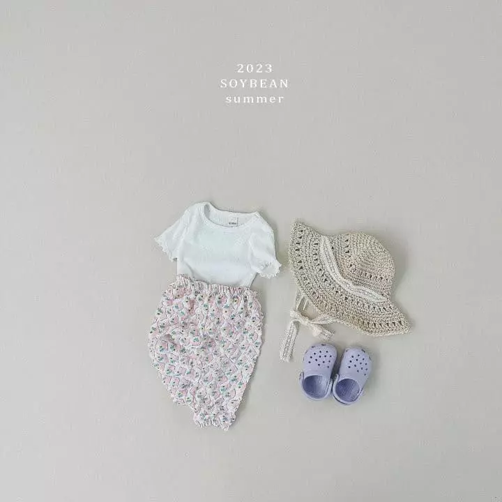 Soybean - Korean Children Fashion - #discoveringself - Flower Pants - 3
