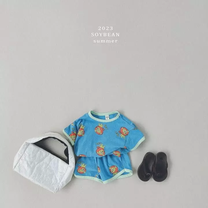 Soybean - Korean Children Fashion - #discoveringself - Lion Top Bottom Set