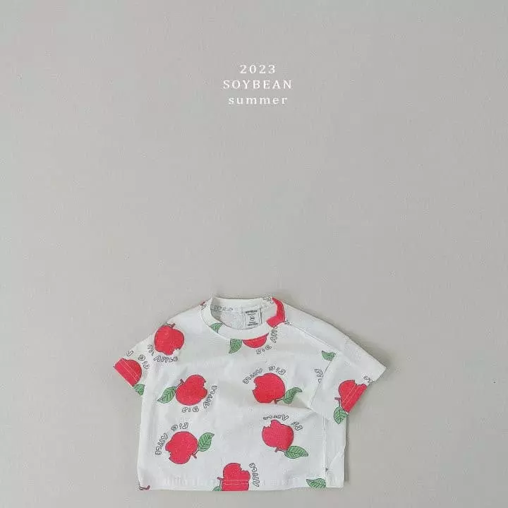 Soybean - Korean Children Fashion - #fashionkids - Apple Box Tee - 5