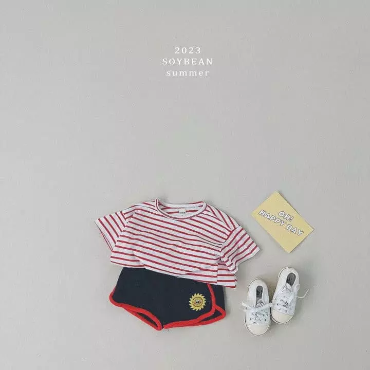 Soybean - Korean Children Fashion - #fashionkids - Vivid Stripes Tee - 4