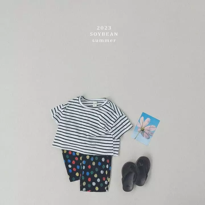 Soybean - Korean Children Fashion - #kidsstore - Vivid Stripes Tee - 5