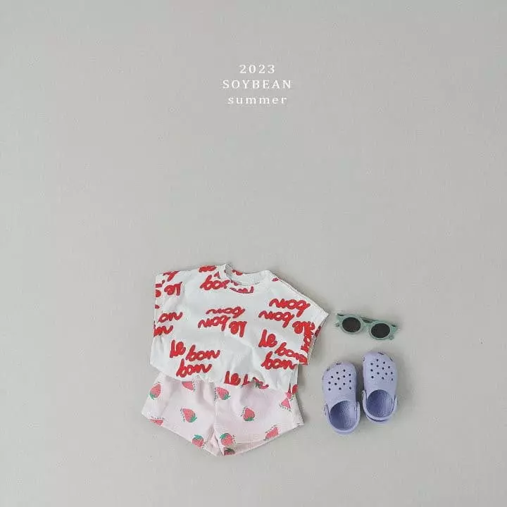 Soybean - Korean Children Fashion - #kidsstore - Ten Strawberry Shorts - 3