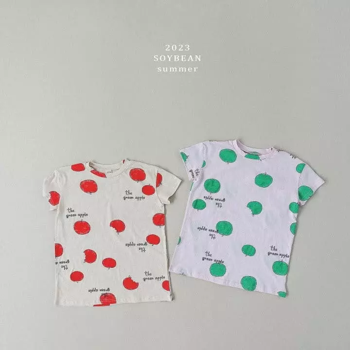 Soybean - Korean Children Fashion - #kidsstore - Apple Long One-piece - 5