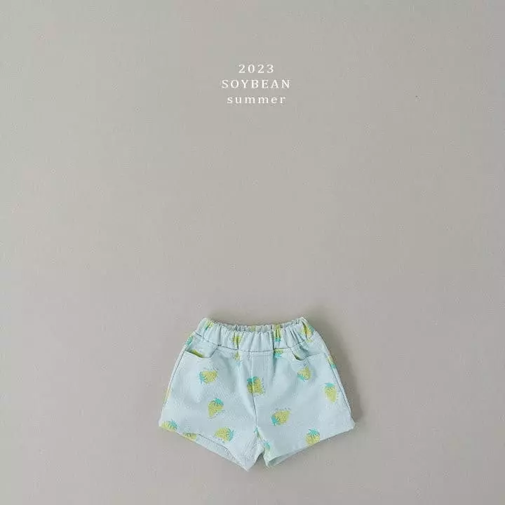 Soybean - Korean Children Fashion - #kidsstore - Ten Strawberry Shorts - 4