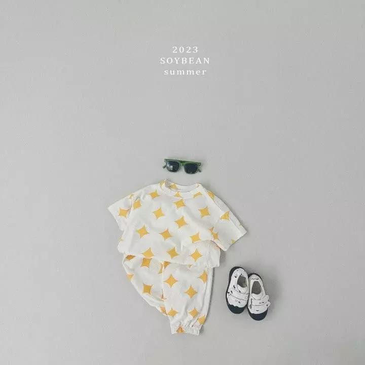 Soybean - Korean Children Fashion - #magicofchildhood - Twrinkle Top Bottom Set - 3