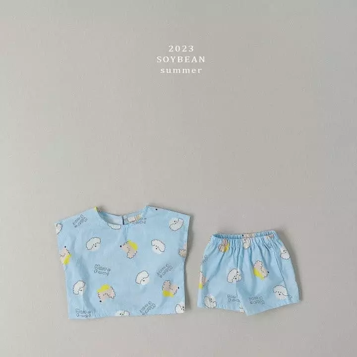 Soybean - Korean Children Fashion - #magicofchildhood - Cute Puddle Top Bottom Set - 6