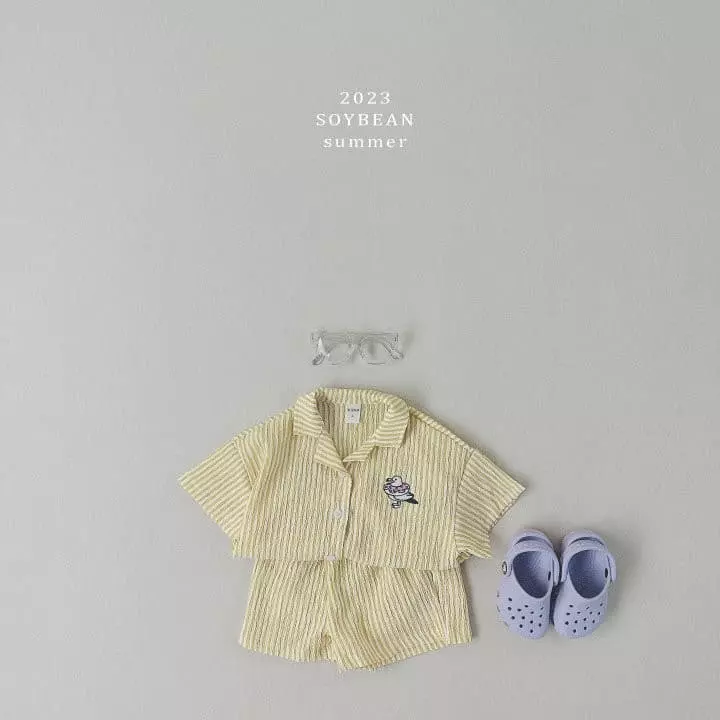 Soybean - Korean Children Fashion - #minifashionista - Donut Top Bottom Set - 2