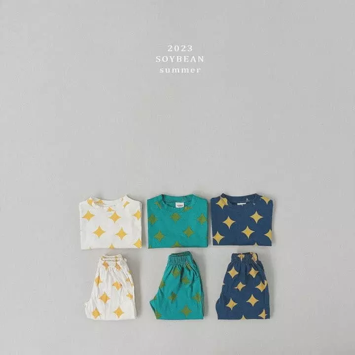 Soybean - Korean Children Fashion - #magicofchildhood - Twrinkle Top Bottom Set - 4
