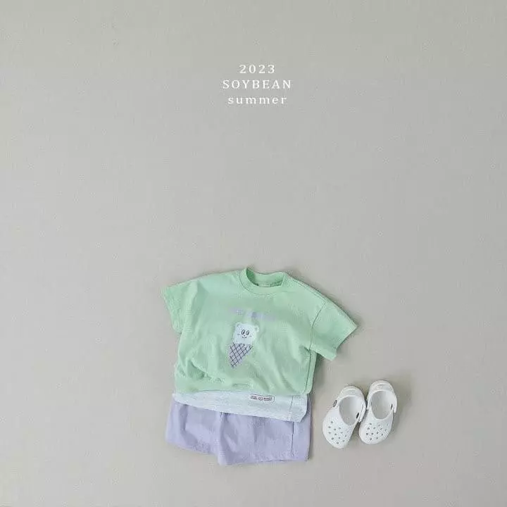 Soybean - Korean Children Fashion - #prettylittlegirls - Color Top Bottom Set - 3