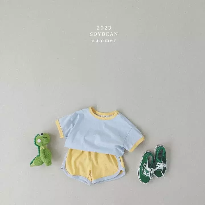 Soybean - Korean Children Fashion - #prettylittlegirls - Macaroon Top Bottom Dry