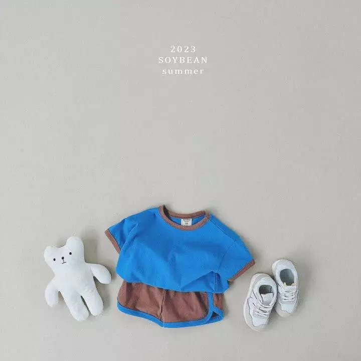 Soybean - Korean Children Fashion - #toddlerclothing - Macaroon Top Bottom Dry - 4
