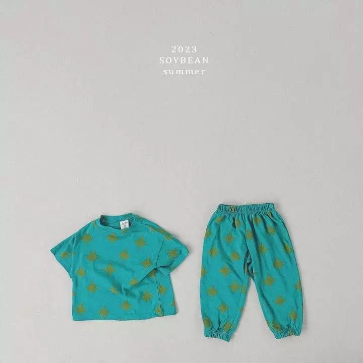 Soybean - Korean Children Fashion - #todddlerfashion - Twrinkle Top Bottom Set - 6