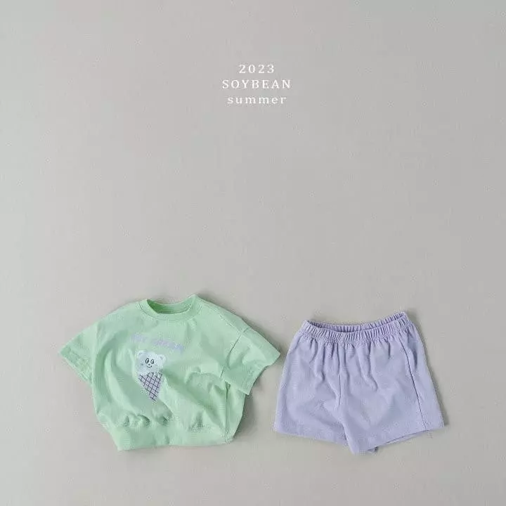 Soybean - Korean Children Fashion - #toddlerclothing - Color Top Bottom Set - 5