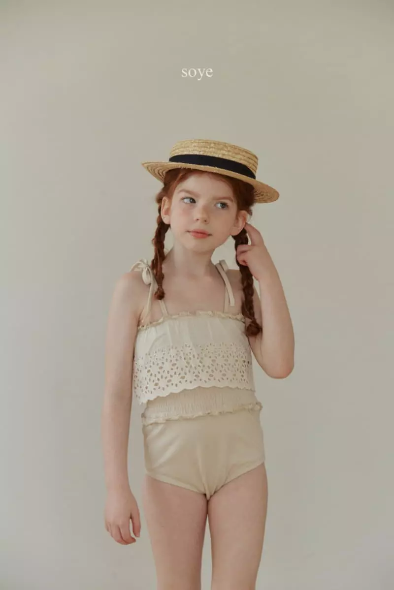Soye - Korean Children Fashion - #kidsshorts - Lace Swimwear - 11