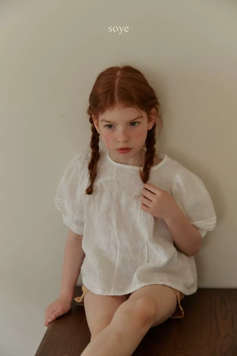 Soye - Korean Children Fashion - #littlefashionista - Bom Linen Blouse