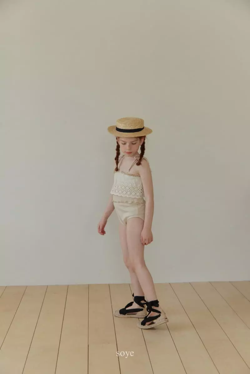 Soye - Korean Children Fashion - #todddlerfashion - Lace Swimwear - 4