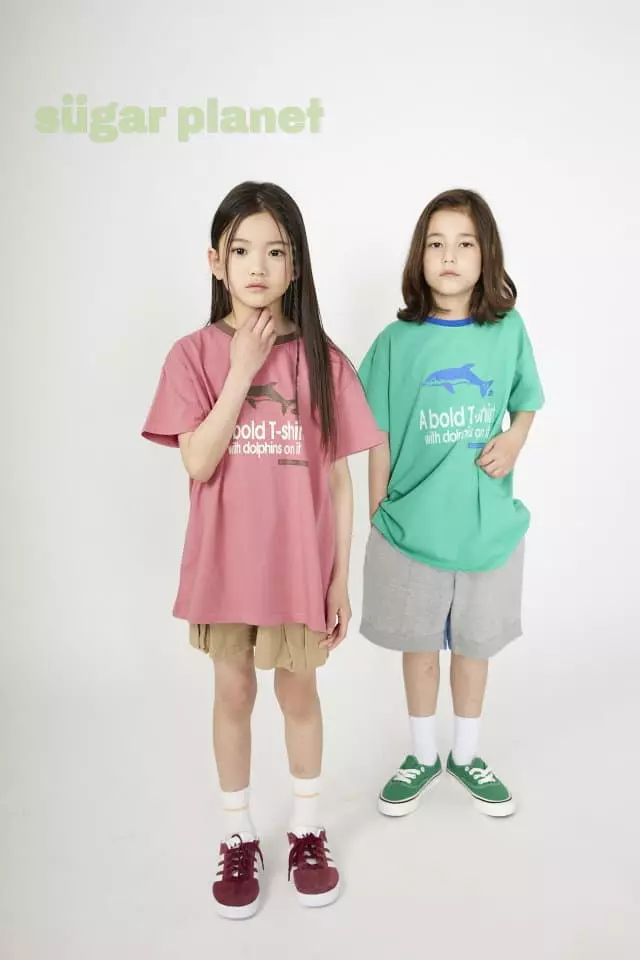 Sugar Planet - Korean Children Fashion - #childofig - Dolphine Tee with Mom - 3