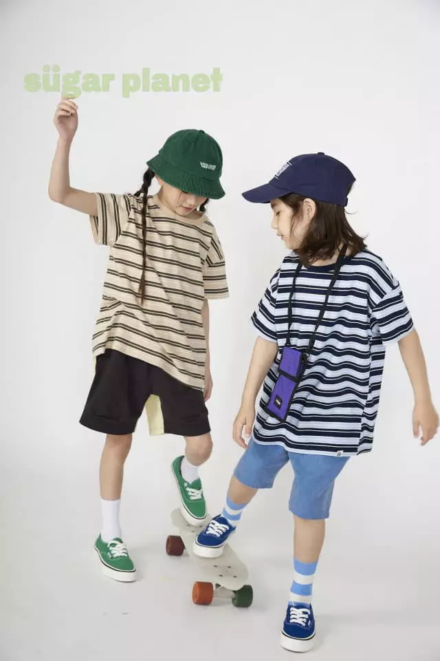 Sugar Planet - Korean Children Fashion - #childofig - Stripes Tee - 2
