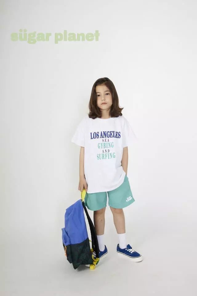Sugar Planet - Korean Children Fashion - #discoveringself - Los Angel Surfing Tee with Mom - 9