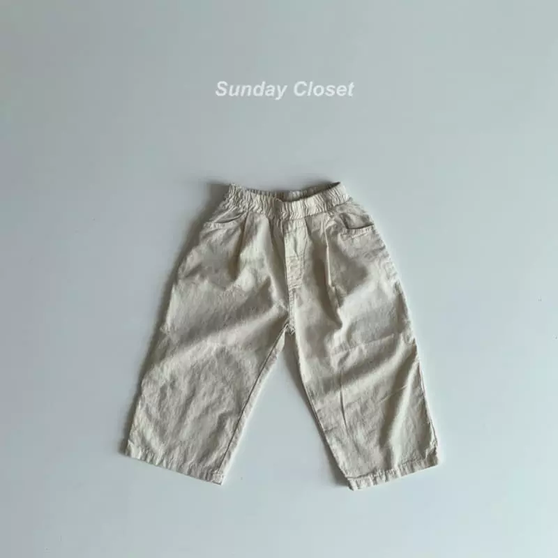 Sunday Closet - Korean Children Fashion - #fashionkids - Linen Washing Pants - 12