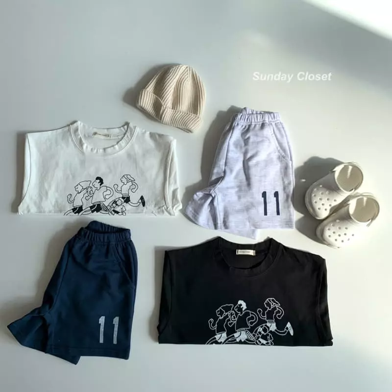 Sunday Closet - Korean Children Fashion - #kidsshorts - Boarder Tee - 7