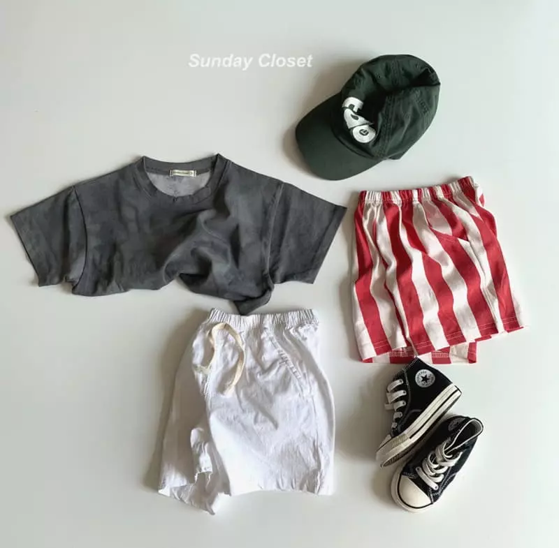 Sunday Closet - Korean Children Fashion - #magicofchildhood - Marine Stripes Shorts - 6