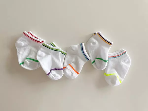 Teamand - Korean Children Fashion - #kidsshorts - Play Socks Set - 2