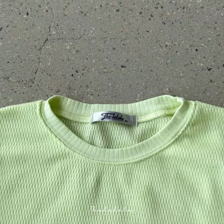 The Lalala - Korean Children Fashion - #designkidswear - Summer Waffle Tee - 6