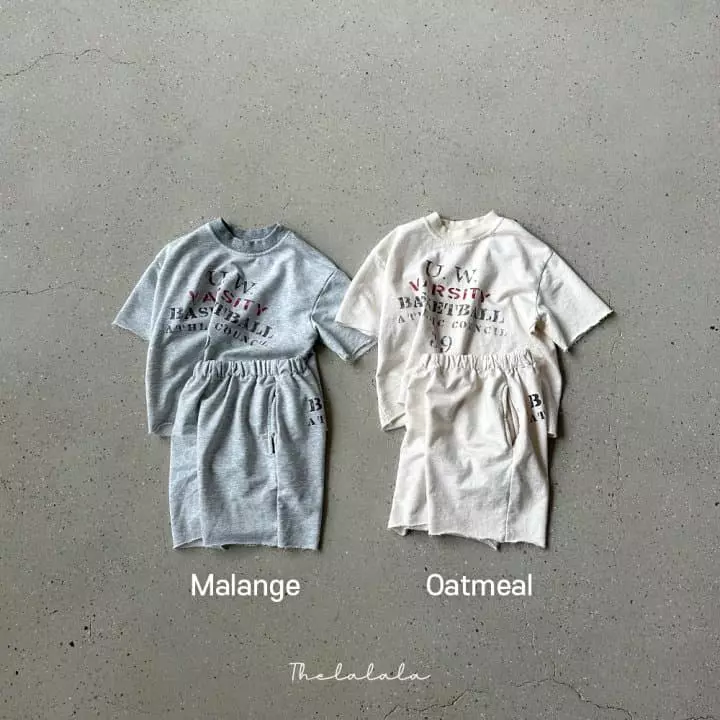 The Lalala - Korean Children Fashion - #magicofchildhood - Basket Ball Top Bottom Set