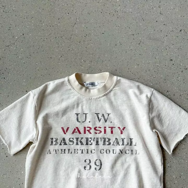 The Lalala - Korean Children Fashion - #prettylittlegirls - Basket Ball Top Bottom Set - 3