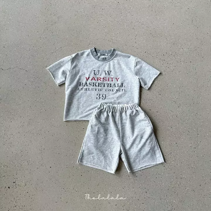 The Lalala - Korean Children Fashion - #stylishchildhood - Basket Ball Top Bottom Set - 6