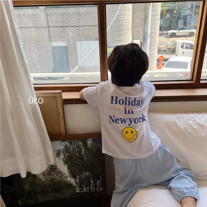 U Eo - Korean Children Fashion - #Kfashion4kids - New York Smile Tee - 3