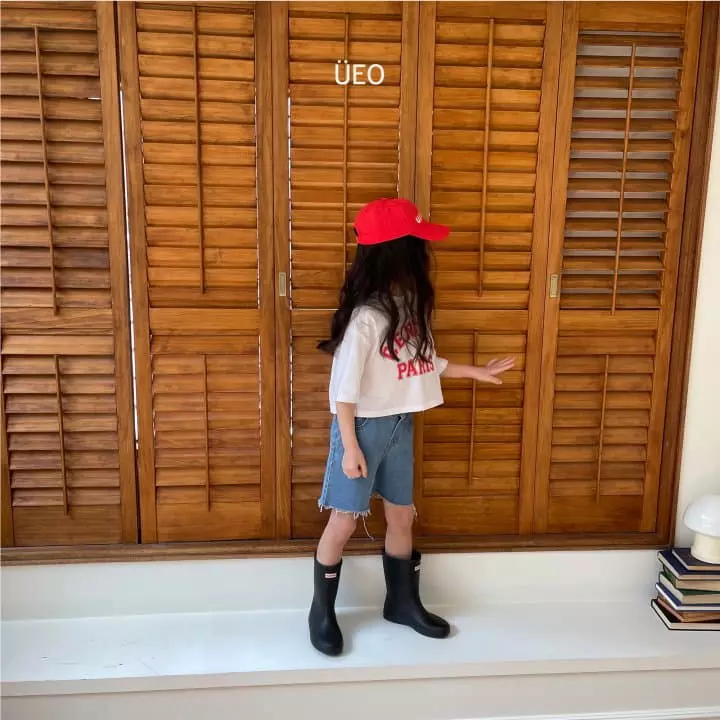 U Eo - Korean Children Fashion - #childofig - Paris Crop Tee - 12