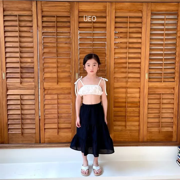 U Eo - Korean Children Fashion - #childofig - Ocean Crop Blouse - 3