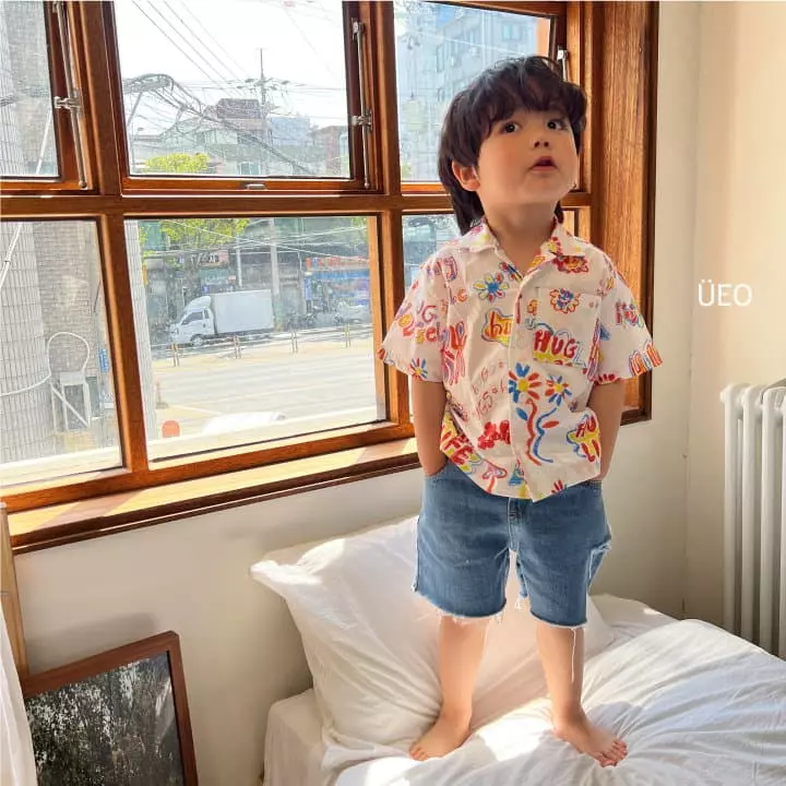 U Eo - Korean Children Fashion - #childrensboutique - Smile Hug Shirt - 3