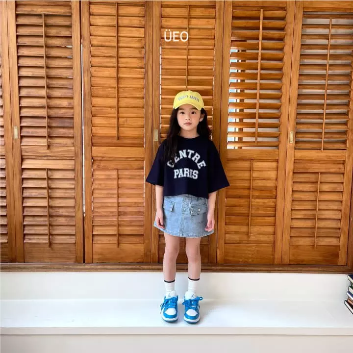 U Eo - Korean Children Fashion - #designkidswear - Paris Crop Tee