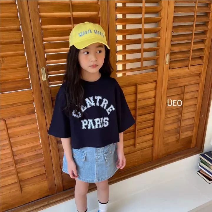 U Eo - Korean Children Fashion - #discoveringself - Paris Crop Tee - 2