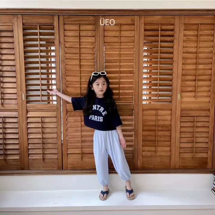 U Eo - Korean Children Fashion - #kidsstore - Paris Crop Tee - 5