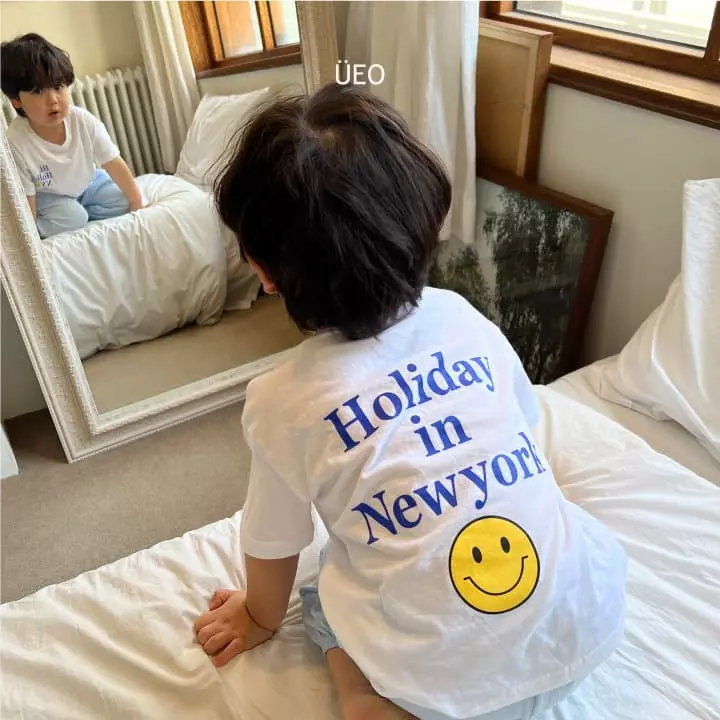 U Eo - Korean Children Fashion - #kidsstore - New York Smile Tee