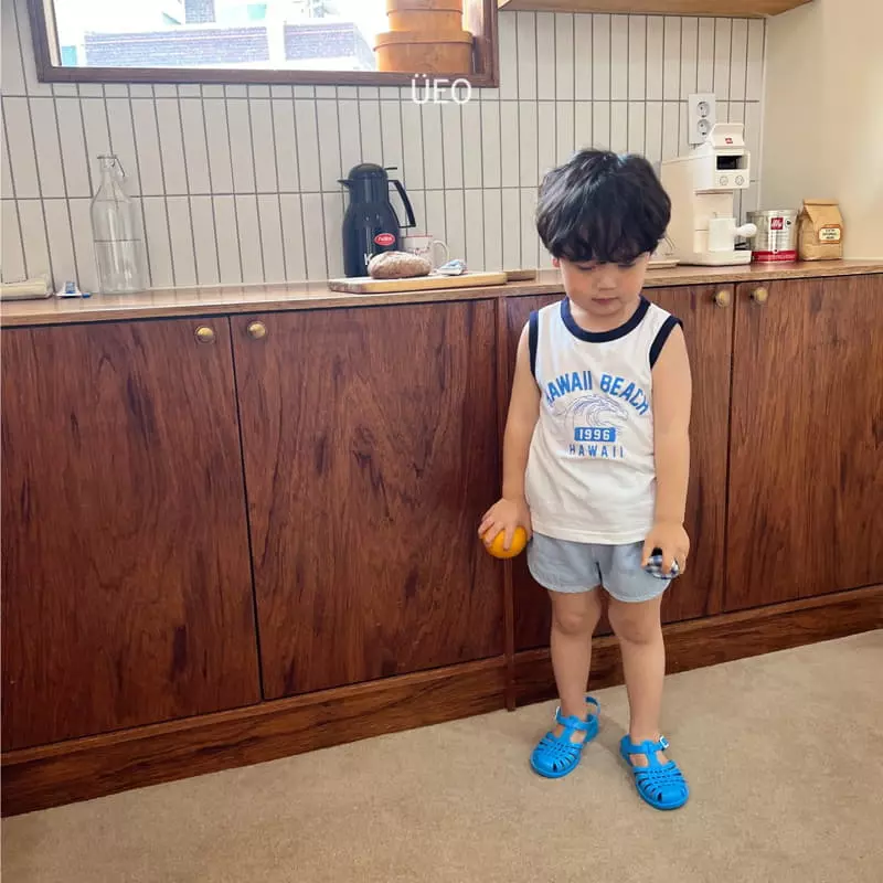 U Eo - Korean Children Fashion - #kidzfashiontrend - Hawaii Piping Sleeveless - 8