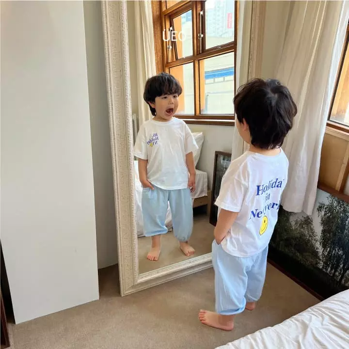 U Eo - Korean Children Fashion - #kidzfashiontrend - New York Smile Tee - 2