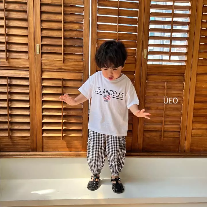 U Eo - Korean Children Fashion - #magicofchildhood - Check Gunbbang Pants - 12